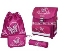 Cặp chống gù Herlitz Smart - Plus Rose Butterfly