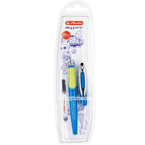 Hộp bút mực Mypen blue-lemon ngòi M 0.7 mm