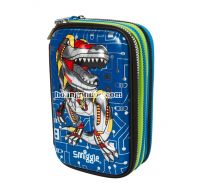 Pencil case Smiggle Triple Up - Illusion Midblue