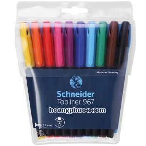 Schneider - Bút gel Topliner 10 màu 0.4mm