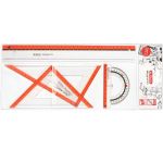 Set 4 thước Mypen red