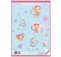 Tập vẽ A4 Sticker Leonie Leo 50 trang - Mẫu 1