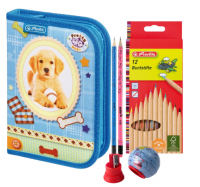 (FLASH SALE)Set Hộp gài bút Pets Dog