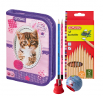 (FLASH SALE) Set hộp gài bút Pets Cat
