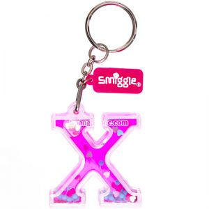 Keyring Smiggle - Qater Sparkle Letter X