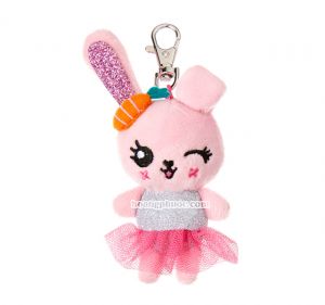 Keyring Smiggle - Scented Fluffy Missy Pink