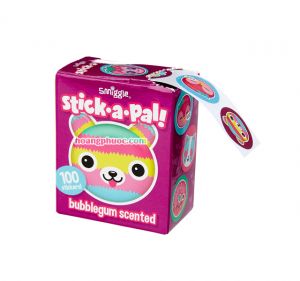 Sticker Smiggle - Stick A Pal Purple
