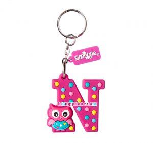 Keyring Smiggle - 3D Owl Letter N