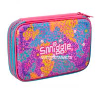 Pencil case Smiggle Double - Tropi-Cool Pink