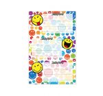 Nhãn Smiley World Rainbow