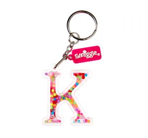 Keyring Smiggle - Water Beads Letter K