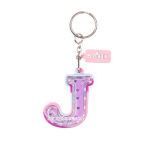Keyring Smiggle - Sparkle Sand Letter J