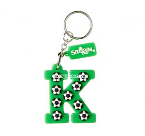 Keyring Smiggle - Scented 3D Soccer Letter K