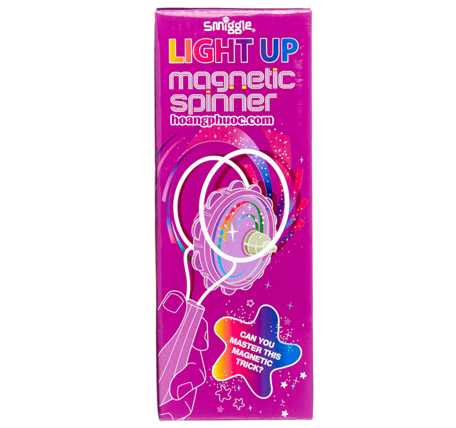 Smiggle light best sale up magnetic spinner