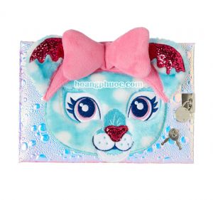 Lockable Notebook Smiggle - Tactile Blue