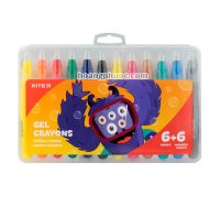 Sáp gel Kite cây xoay - Jolliers 12 màu mẫu 3