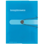 Wallet folder - Bìa dây Transparent Blue