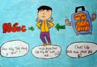 Tranh vẽ đạt giải "Chiếc Cặp Mơ Ước"